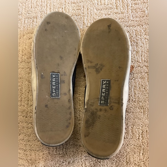 ✅ 2/$20 Sperry Crest Vibe Women Canvas Sneakers Navy 7 Coastal Preppy Minimalist - Picture 6 of 7